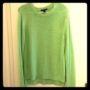 Bright green forever 21 oversized sweater